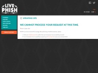 Desktop screenshot for livephish.com