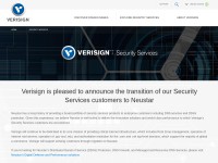 Desktop screenshot for verisigndns.com