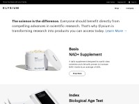 Desktop screenshot for elysiumhealth.com