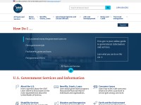 Desktop screenshot for usa.gov