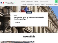 Desktop screenshot for vie-publique.fr