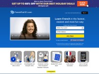 Desktop screenshot for frenchpod101.com