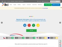 Desktop screenshot for bci.cl