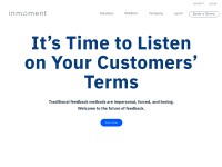 Desktop screenshot for inmoment.com