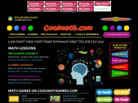 Desktop screenshot for coolmath.com