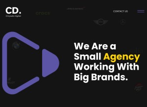 How cd.xyz looks like on a tablet such as an iPad.