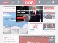 Desktop screenshot for gop.com