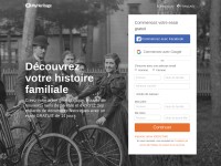 Desktop screenshot for myheritage.com