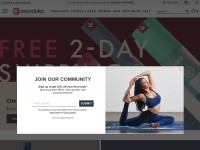 Desktop screenshot for manduka.com