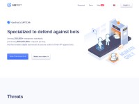 Desktop screenshot for geetest.com