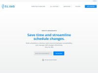 Desktop screenshot for getsling.com