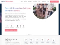 Desktop screenshot for troopmessenger.com