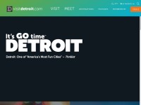 Desktop screenshot for visitdetroit.com