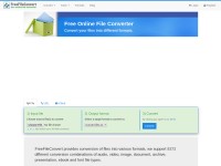 Desktop screenshot for freefileconvert.com