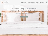 Desktop screenshot for purerest.com