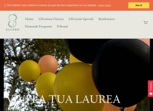 How cdalloro.com looks like on a tablet such as an iPad.