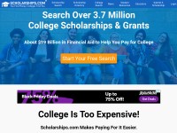 Desktop screenshot for scholarships.com