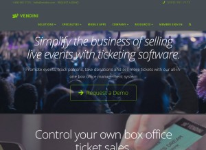 How cdnini.com looks like on a tablet such as an iPad.