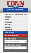 How cdnnsports.com looks like on a mobile device such as an iPhone.