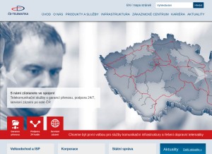 How cdt.cz looks like on a tablet such as an iPad.