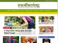Desktop screenshot for mothering.com
