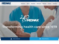 Desktop screenshot for mednax.com