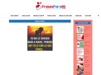 Desktop screenshot for frasesparami.com