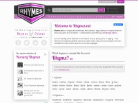 Desktop screenshot for rhymes.net