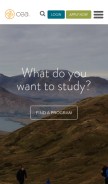 How ceastudyabroad.com looks like on a mobile device such as an iPhone.