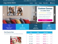 Desktop screenshot for easycanvasprints.com