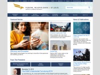 Desktop screenshot for stlouisfed.org