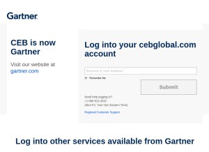How cebglobal.com looks like on a tablet such as an iPad.