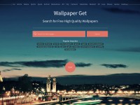 Desktop screenshot for wallpaperget.com