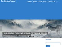 Desktop screenshot for petrescuereport.com