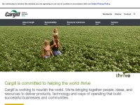 Desktop screenshot for cargill.com
