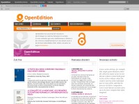 Desktop screenshot for openedition.org