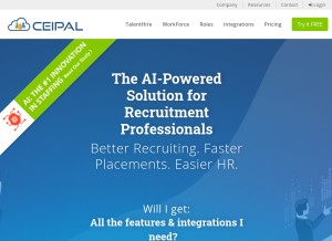 How ceipal.com looks like on a tablet such as an iPad.