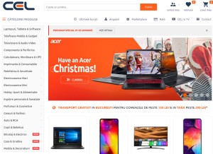 How cel.ro looks like on a tablet such as an iPad.