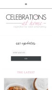 How celebrationsathomeblog.com looks like on a mobile device such as an iPhone.