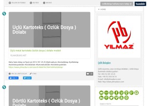 How celikdolap.tumblr.com looks like on a tablet such as an iPad.