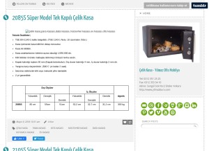 How celikkasa.tumblr.com looks like on a tablet such as an iPad.