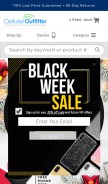 How cellularoutfitter.com looks like on a mobile device such as an iPhone.