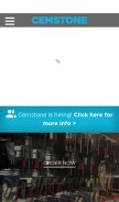 How cemstone.com looks like on a mobile device such as an iPhone.