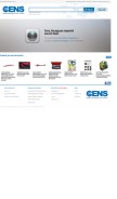 How cens.com looks like on a mobile device such as an iPhone.