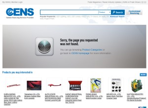 How cens.com looks like on a tablet such as an iPad.