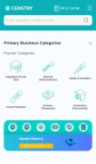 How censtry.com looks like on a mobile device such as an iPhone.
