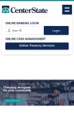 How centerstatebank.com looks like on a mobile device such as an iPhone.