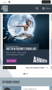 How centertheatregroup.org looks like on a mobile device such as an iPhone.