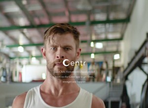 How centr.com looks like on a tablet such as an iPad.