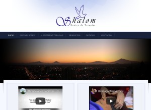 How centrodeterapias.cl looks like on a tablet such as an iPad.